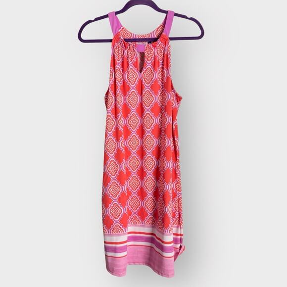 Cabana Life Amelia Island Sleeveless Shift Dress, Size Large - Picture 2 of 9